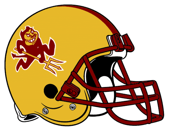 Arizona State Sun Devils 1996-2010 Helmet Logo diy fabric transfer